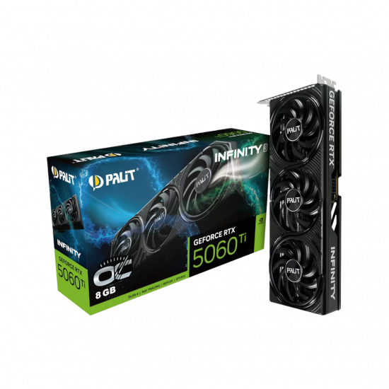 Palit GeForce RTX 5060 Infinity 3 8GB GDDR7 GPU Palit GeForce RTX 5060 Infinity 3 8GB GDDR7 GPU