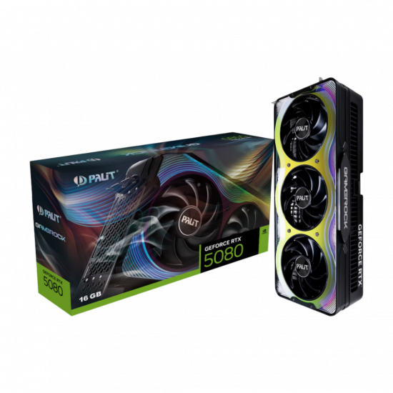 Palit GeForce RTX 5080 Gamerock OC 16GB GDDR7 GPU Palit GeForce RTX 5080 Gamerock OC 16GB GDDR7 GPU