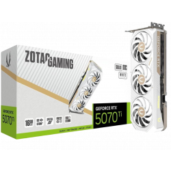 ZOTAC GAMING GeForce RTX 5070 Ti Solid Core OC 16GB GDDR7 GPU - White ZOTAC GAMING GeForce RTX 5070 Ti Solid Core OC 16GB GDDR7 GPU - White