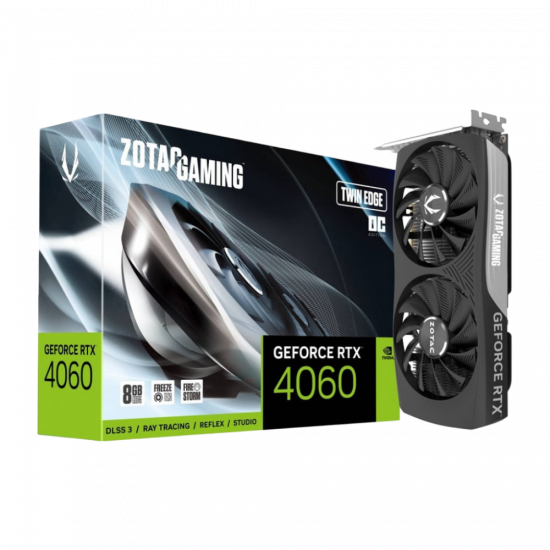 Zotac GeForce RTX 4060 8GB Twin Edge 2x Fans GDDR6 GPU
