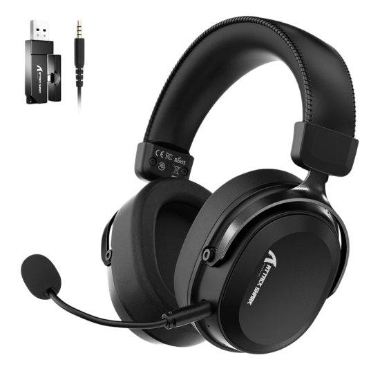 Attack Shark L30 Pro Wireless Gaming Headset - Black Attack Shark L30 Pro Wireless Gaming Headset - Black
