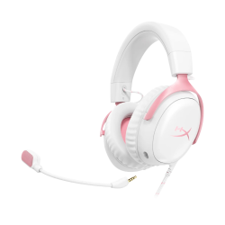 HyperX Cloud III Gaming Headset - White/Pink