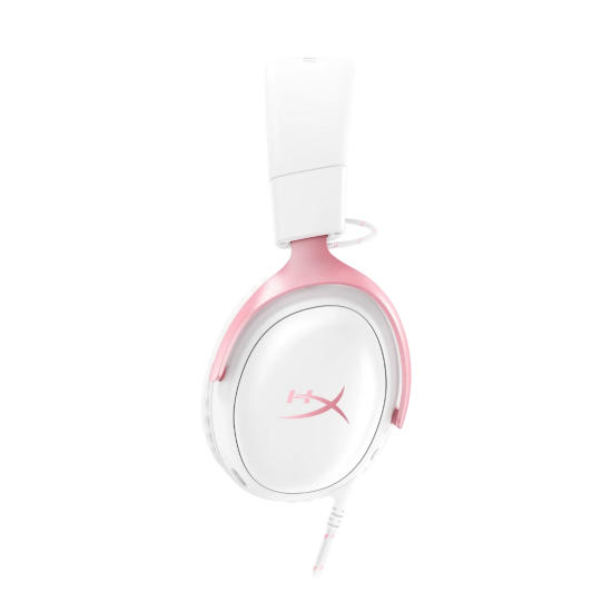 HyperX Cloud III Gaming Headset - White/Pink