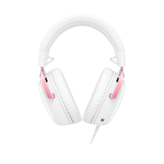 HyperX Cloud III Gaming Headset - White/Pink