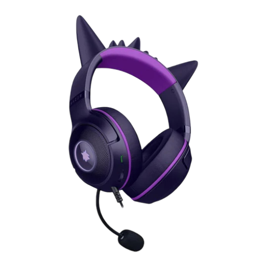Razer Kraken Kitty V2 USB Gaming Headset - Pokemon Gengar Edition Razer Kraken Kitty V2 USB Gaming Headset - Pokemon Gengar Edition
