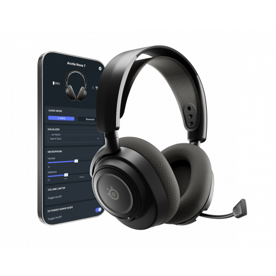 SteelSeries Arctis Nova 7 Gen 2 Wireless Gaming Headset - Black