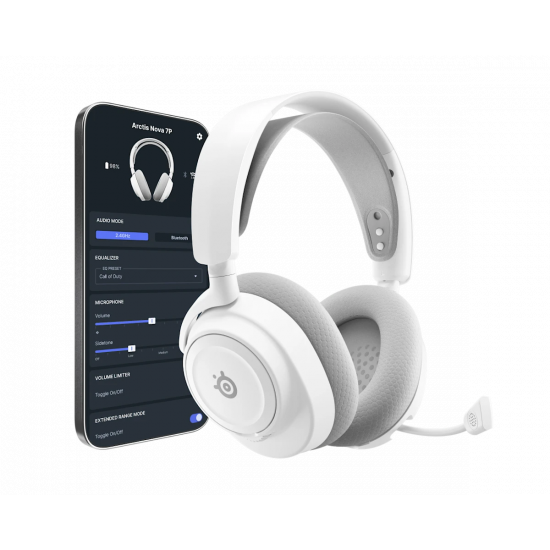 SteelSeries Arctis Nova 7P Gen 2 Wireless Gaming Headset - White