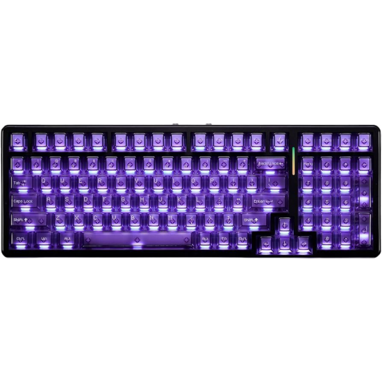 ATK A98 PRO Tri-Mode Mechanical Keyboard – Arctic Latte V2 Switch – Shadow Purple
