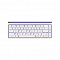 ATK FGG Nano68 Wired Magnetic Keyboard – Magnetic Silver Switch – White / Purple