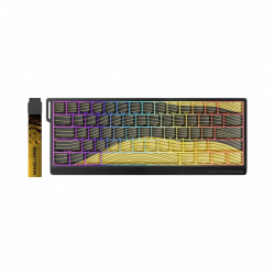 FGG MAD60 HE Contour Flagship Wired Magnetic Keyboard – Gateron Universal Switch – Black / Yellow