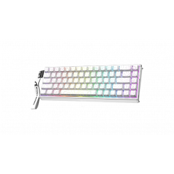 Attack Shark X68Max CNC Wired RGB Mechanical Keyboard – Magnetic Switch – White Contours