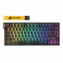 Attack Shark R82 HE RGB Wired Mechanical Keyboard - Magnetic Switch - Black