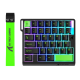 Attack Shark M36 HE RGB Mechanical Keyboard - Magnetic Switch - Neon Green Attack Shark M36 HE RGB Mechanical Keyboard - Magnetic Switch - Neon Green