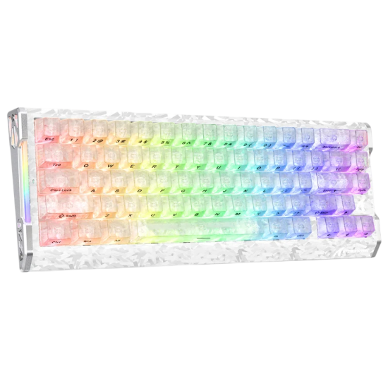 Attack Shark R68 HE RGB Wired Mechanical Keyboard - Magnetic Switch - Ice Ninja Attack Shark R68 HE RGB Wired Mechanical Keyboard - Magnetic Switch - Ice Ninja