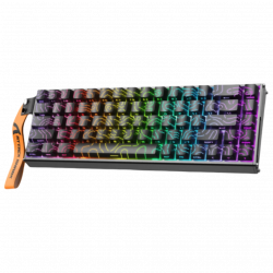 Attack Shark X68Max CNC Wired RGB Mechanical Keyboard - Magnetic Switch - Black Contours