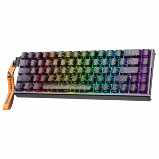 Attack Shark X68Max CNC Wired RGB Mechanical Keyboard - Magnetic Switch - Black Contours Attack Shark X68Max CNC Wired RGB Mechanical Keyboard - Magnetic Switch - Black Contours