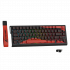 Attack Shark X68Pro HE RGB Tri-Mode Mechanical Keyboard - Magnetic Switch - Black / Red Contours