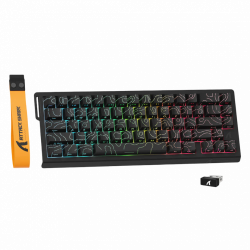 Attack Shark X68Pro Tri-Mode RGB Mechanical Keyboard - Magnetic Switch - Black Contours Attack Shark X68Pro Tri-Mode RGB Mechanical Keyboard - Magnetic Switch - Black Contours