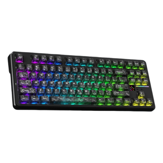 Attack Shark X87 Ultra Tri-Mode RGB Mechanical Keyboard - Meg Shark Switch - Forged Carbon Attack Shark X87 Ultra Tri-Mode RGB Mechanical Keyboard - Meg Shark Switch - Forged Carbon