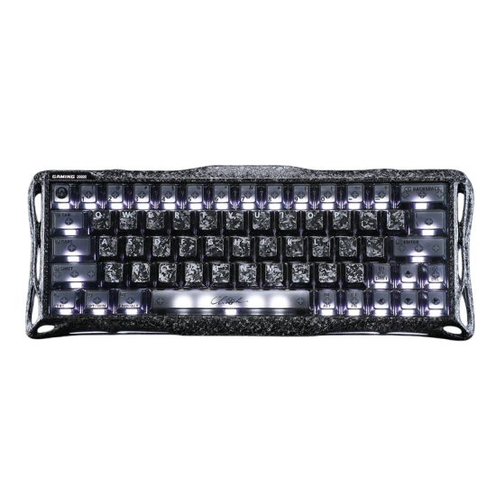 GravaStar Mercury V60 Pro 60% Hall Effect Magnetic Gaming Keyboard - Cyber Frost Black