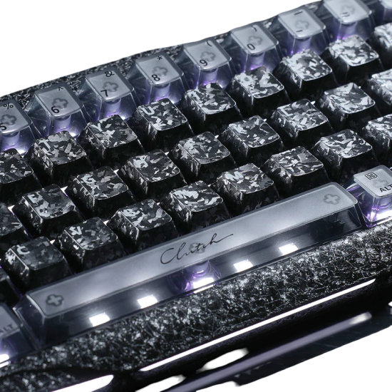 GravaStar Mercury V60 Pro 60% Hall Effect Magnetic Gaming Keyboard - Cyber Frost Black