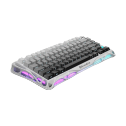 GravaStar Mercury K1 75% Wireless Mechanical Gaming Keyboard - Gradient White