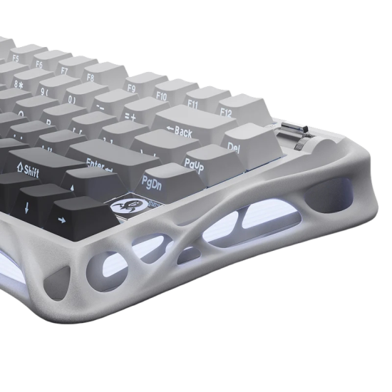 GravaStar Mercury K1 75% Wireless Mechanical Gaming Keyboard - Gradient White GravaStar Mercury K1 75% Wireless Mechanical Gaming Keyboard - Gradient White