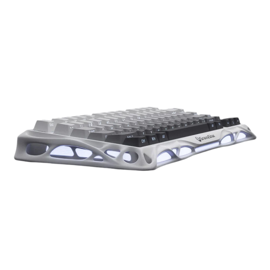 GravaStar Mercury K1 75% Wireless Mechanical Gaming Keyboard - Gradient White GravaStar Mercury K1 75% Wireless Mechanical Gaming Keyboard - Gradient White