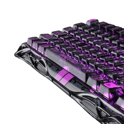 GravaStar Mercury V75 Lite 75% Hall Effect Magnetic Gaming Keyboard - Transparent Black