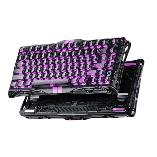GravaStar Mercury V75 Lite 75% Hall Effect Magnetic Gaming Keyboard - Transparent Black GravaStar Mercury V75 Lite 75% Hall Effect Magnetic Gaming Keyboard - Transparent Black