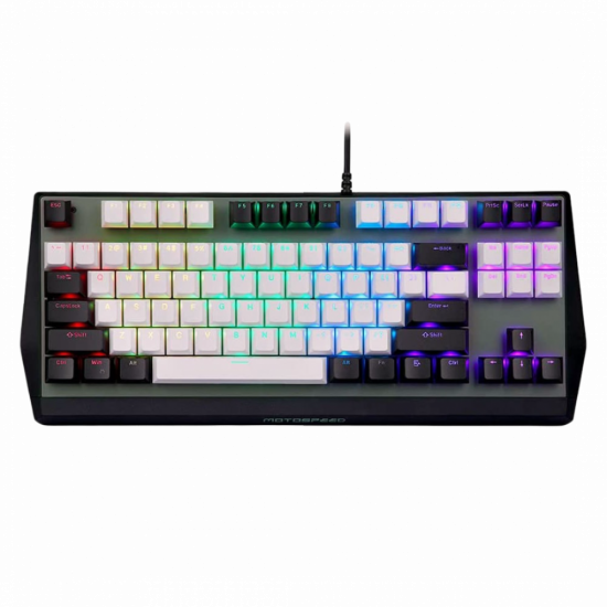 Motospeed CK73 RGB Mechanical Gaming Keyboard - Black & White - Blue Switch Motospeed CK73 RGB Mechanical Gaming Keyboard - Black & White - Blue Switch