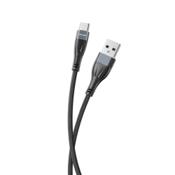 Ven-Dens USB-A to USB-C Charging & Data Cable, 5V/3A - Black Ven-Dens USB-A to USB-C Charging & Data Cable, 5V/3A - Black