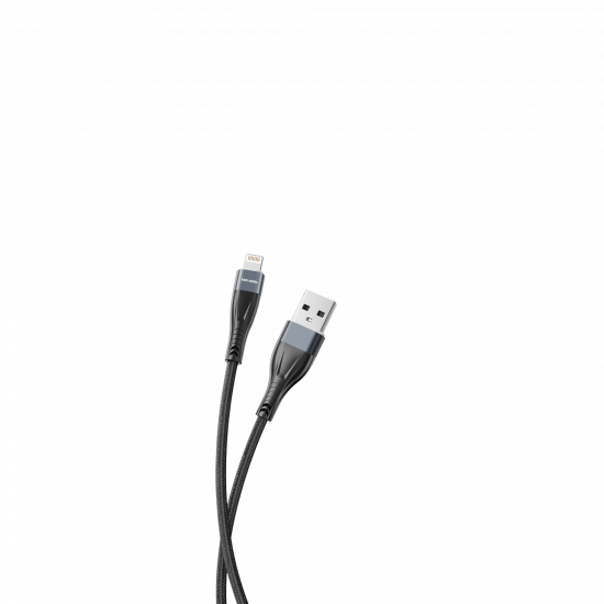 Ven-Dens USB-A to Lightning Charging & Data Cable, 5V/2.4A - Black Ven-Dens USB-A to Lightning Charging & Data Cable, 5V/2.4A - Black