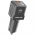 Green Lion Dual Volt Car Charger PD+QC 60W C to C 1m Cable - Gray