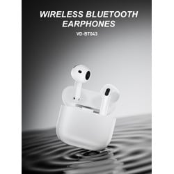 Ven-Dens Bluetooth Wireless Earphones with Charging Case - White Ven-Dens Bluetooth Wireless Earphones with Charging Case - White