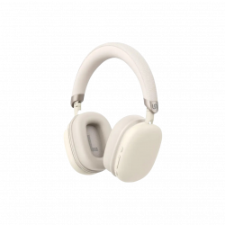 Porodo Soundtec Wireless Bluetooth Headphone Adjustable 360° Foldable 300mAh - Cream