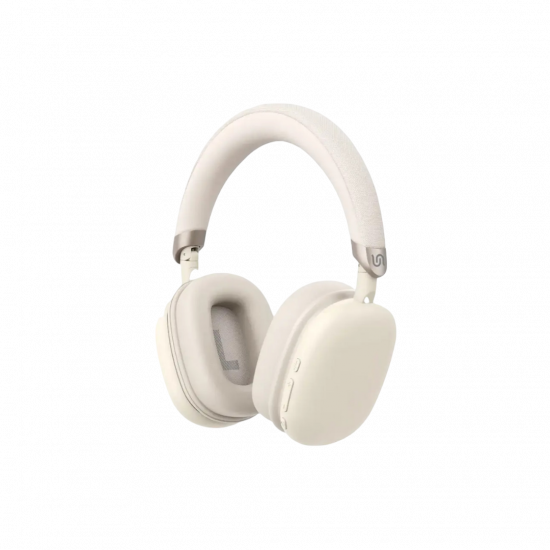 Porodo Soundtec Wireless Bluetooth Headphone Adjustable 360° Foldable 300mAh - Cream Porodo Soundtec Wireless Bluetooth Headphone Adjustable 360° Foldable 300mAh - Cream