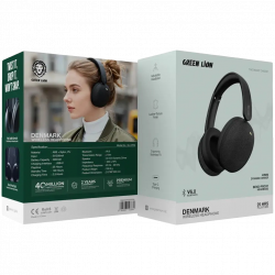 Green Lion Denmark Wireless Headphone - Black Green Lion Denmark Wireless Headphone - Black