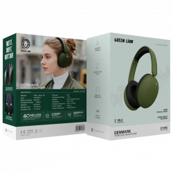 Green Lion Denmark Wireless Headphone - Green Green Lion Denmark Wireless Headphone - Green