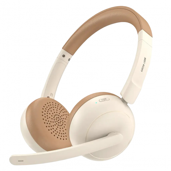 Green Lion Talk Pro Wireless Headphone - Beige Green Lion Talk Pro Wireless Headphone - Beige