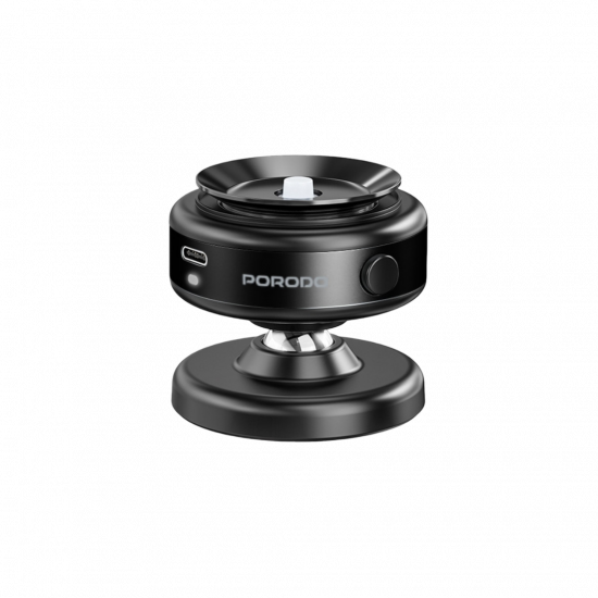 Porodo Auto Electric Suction Magsafe Mount - Black Porodo Auto Electric Suction Magsafe Mount - Black