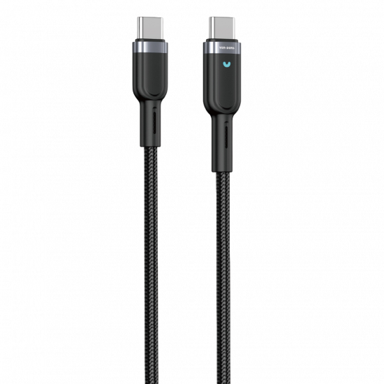 VEN-DENS 60W USB-C to USB-C Data Cable, 1m - Black