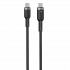 VEN-DENS 60W USB-C to USB-C Data Cable, 1m - Black