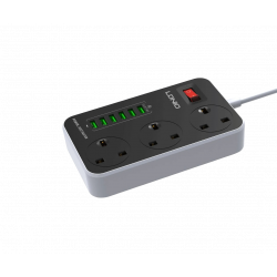LDNIO SK3662 3-Socket + 6-USB Desktop Power Strip LDNIO SK3662 3-Socket + 6-USB Desktop Power Strip