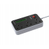 LDNIO SK3662 3-Socket + 6-USB Desktop Power Strip