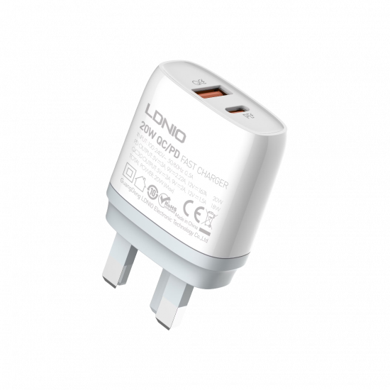 LDNIO Q229 20W PD + QC Fast Wall Charger Type-C to Type-C LDNIO Q229 20W PD + QC Fast Wall Charger Type-C to Type-C