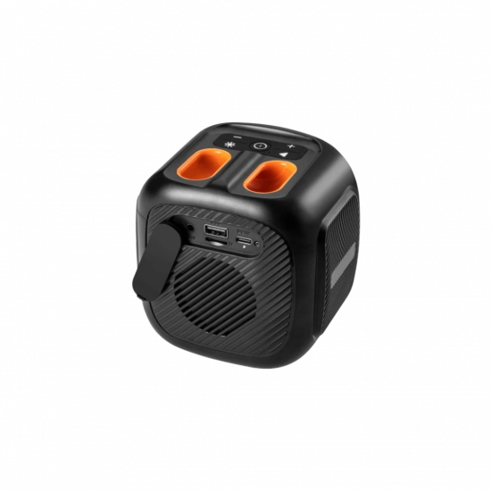 Porodo Soundtec Flash RGB Portable Bluetooth Speaker 16W - Black Porodo Soundtec Flash RGB Portable Bluetooth Speaker 16W - Black