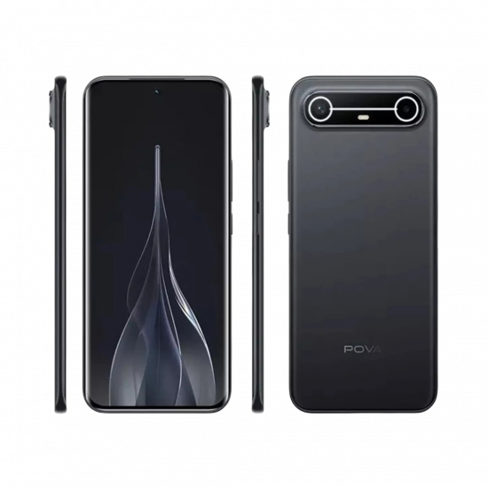 Tecno Pova slim 5G [256+8GB] KM9 - Cool Black + Tecno Selfie Stick