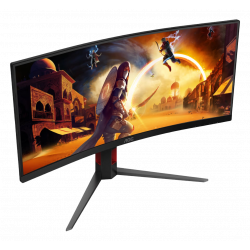 AOC CU34G4 34" Curved Fast VA WQHD 180Hz Gaming Monitor - Black
