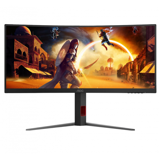 AOC CU34G4 34" Curved Fast VA WQHD 180Hz Gaming Monitor - Black
